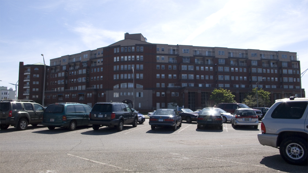 Ugly condos that eat rollercoasters, Nantasket Beach